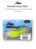 Мягкая приманка для рыбалки Zman StreakZ Curly TailZ 4 Inch