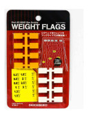 Аксессуары и оснастка для рыбалки Daiichi Weight Flags for Slit Foam Case #32163