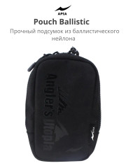Подсумок рыболовный Apia Pouch Ballistic Black x Black 100 x 170 x 50 мм